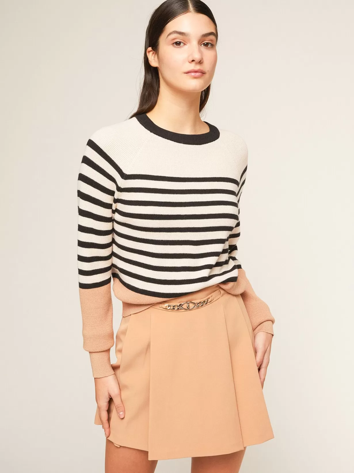 Maglie E Felpe*Motivi Maglia Bicolor Fantasia A Righe